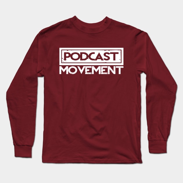 Podcast Movement: Stacked! Long Sleeve T-Shirt by Podcast Movement